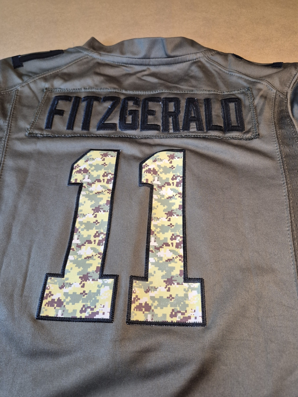 Arizona Cardinals #11 Fitzgerald SIGNED Camo Jersey - Picture 10 of 12